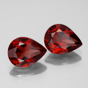 Achetez naturel ct rouge grenat almandin gems, en forme de poire, en provenance madagascar chez gemselect. en stock, livraison internationale!