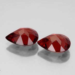 Achetez naturel ct rouge grenat almandin gems, en forme de poire, en provenance madagascar chez gemselect. en stock, livraison internationale!