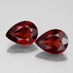 Achetez naturel ct rouge grenat almandin gems, en forme de poire, en provenance madagascar chez gemselect. en stock, livraison internationale!