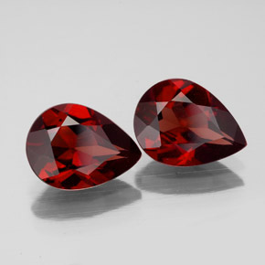 Achetez naturel ct rouge grenat almandin gems, en forme de poire, en provenance madagascar chez gemselect. en stock, livraison internationale!