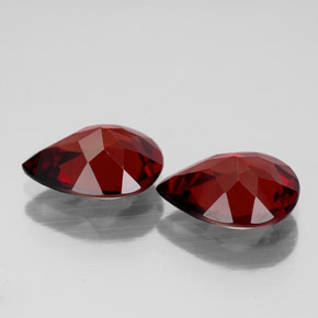 Achetez naturel ct rouge grenat almandin gems, en forme de poire, en provenance madagascar chez gemselect. en stock, livraison internationale!