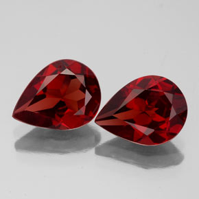 Achetez naturel ct rouge grenat almandin gems, en forme de poire, en provenance madagascar chez gemselect. en stock, livraison internationale!