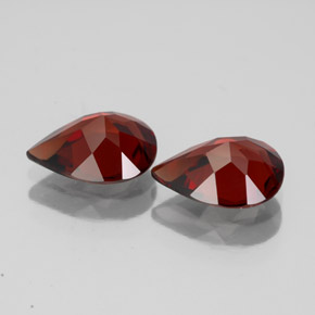 Achetez naturel ct rouge grenat almandin gems, en forme de poire, en provenance madagascar chez gemselect. en stock, livraison internationale!