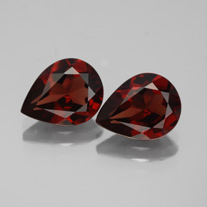 Achetez naturel ct rouge grenat almandin gems, en forme de poire, en provenance madagascar chez gemselect. en stock, livraison internationale!