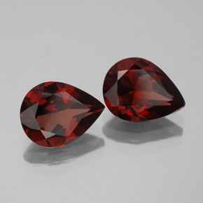 Achetez naturel ct rouge grenat almandin gems, en forme de poire, en provenance madagascar chez gemselect. en stock, livraison internationale!
