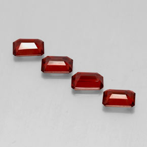 Achetez naturel ct rouge grenat almandin gems, taille émeraude, en provenance madagascar chez gemselect. en stock, livraison internationale!