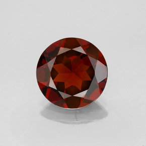 Grenat Almandin Rouge foncé naturelle Coupe roude, 2.54 ct, VS