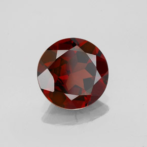 Grenat Almandin Rouge foncé naturelle Coupe roude, 2.54 ct, VS