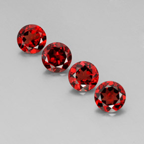 Achetez naturel ct rouge grenat almandin gems, coupe roude, en provenance madagascar chez gemselect. en stock, livraison internationale!