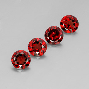 Achetez naturel ct rouge grenat almandin gems, coupe roude, en provenance madagascar chez gemselect. en stock, livraison internationale!