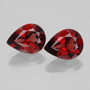 Achetez naturel ct rouge grenat almandin gems, en forme de poire, en provenance madagascar chez gemselect. en stock, livraison internationale!