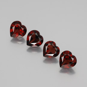Achetez naturel ct rouge grenat almandin gems, forme de coeur, en provenance madagascar chez gemselect. en stock, livraison internationale!