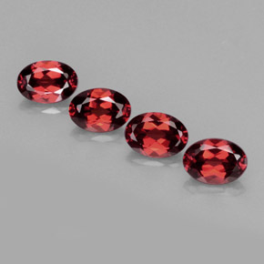 Achetez naturel ct rouge grenat almandin gems, coupe ovale, en provenance madagascar chez gemselect. en stock, livraison internationale!