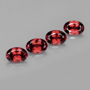 Achetez naturel ct rouge grenat almandin gems, coupe ovale, en provenance madagascar chez gemselect. en stock, livraison internationale!