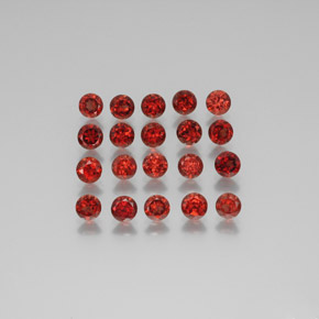 Achetez naturel ct Rouge Grenat Almandin gems, Coupe roude, En provenance Madagascar chez GemSelect. En stock, livraison internationale!