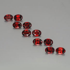 Achetez naturel 8,49ct rouge grenat almandin gems, coupe ovale, en provenance madagascar chez gemselect. en stock, livraison internationale!