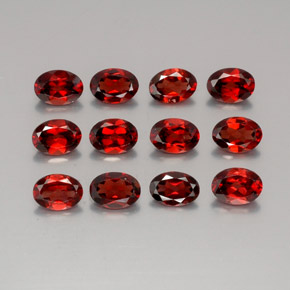 Achetez naturel ct Rouge Grenat Almandin gems, Coupe ovale, En provenance Madagascar chez GemSelect. En stock, livraison internationale!