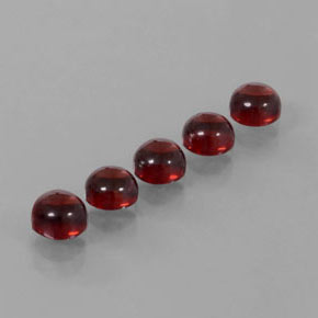 Achetez naturel ct Rouge Grenat Almandin gems, Coupe roude, En provenance Inde chez GemSelect. En stock, livraison internationale!