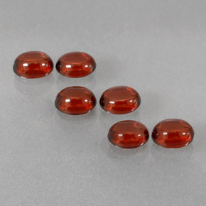 Achetez naturel ct rouge grenat almandin gems, coupe ovale, en provenance inde chez gemselect. en stock, livraison internationale!