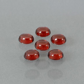 Achetez naturel ct Rouge Grenat Almandin gems, Coupe ovale, En provenance Inde chez GemSelect. En stock, livraison internationale!
