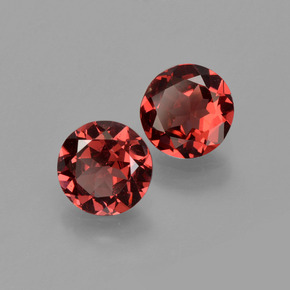 Achetez naturel ct rouge grenat almandin gems, coupe roude, en provenance madagascar chez gemselect. en stock, livraison internationale!