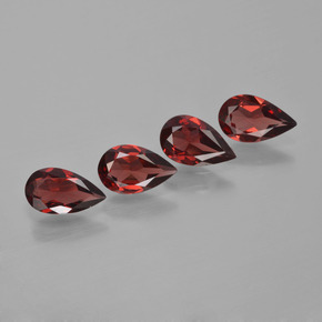 Achetez naturel ct rouge grenat almandin gems, en forme de poire, en provenance madagascar chez gemselect. en stock, livraison internationale!