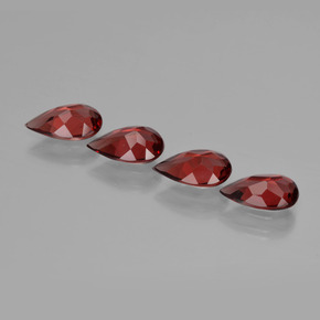 Achetez naturel ct rouge grenat almandin gems, en forme de poire, en provenance madagascar chez gemselect. en stock, livraison internationale!
