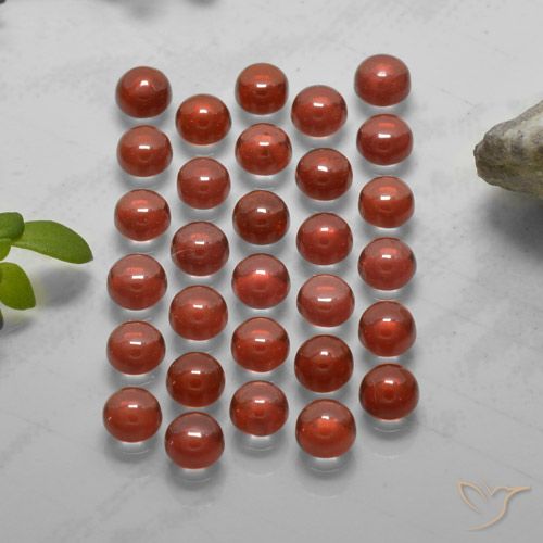 5.74ctw Naturel Rouge cramoisi profond Grenat almandin, Tour, Transparent