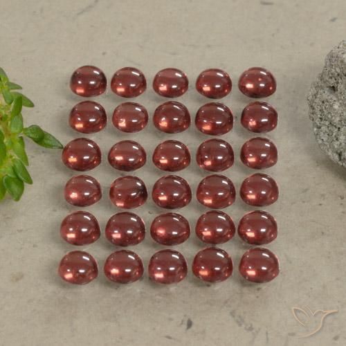 5.08ctw Naturel Rouge foncé Grenat almandin, Tour, Transparent