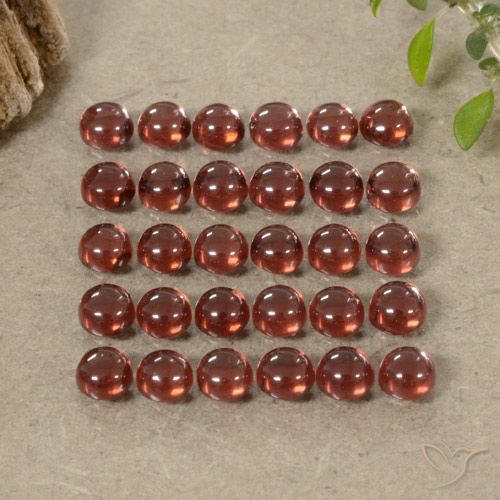 5.61ctw Naturel Rouge cramoisi profond Grenat Almandin, Tour, Transparent
