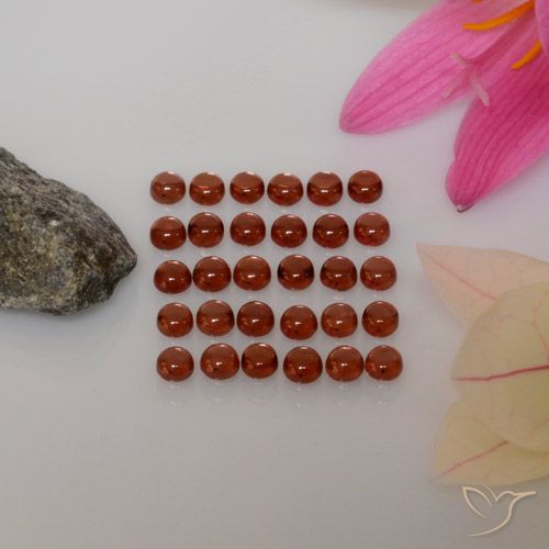 5.86ctw Naturel Rose foncé Rouge Grenat Almandin, Tour, Transparent