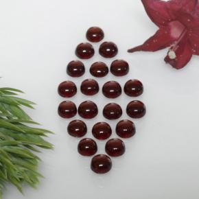 Achetez naturel 3,87ct rouge grenat almandin gems, coupe roude, en provenance madagascar chez gemselect. en stock, livraison internationale!