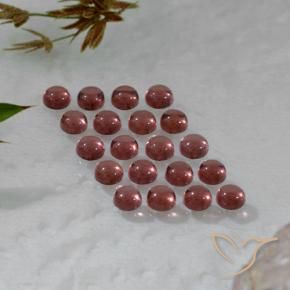Achetez naturel 3.70ct Rouge écarlate Grenat Almandin gems, Coupe roude, En provenance Madagascar chez GemSelect. En stock, livraison internationale!