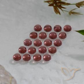 Achetez naturel 3.70ct Rouge écarlate Grenat Almandin gems, Coupe roude, En provenance Madagascar chez GemSelect. En stock, livraison internationale!