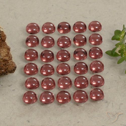 5.38ctw Naturel Rouge foncé Grenat almandin, Tour, Transparent