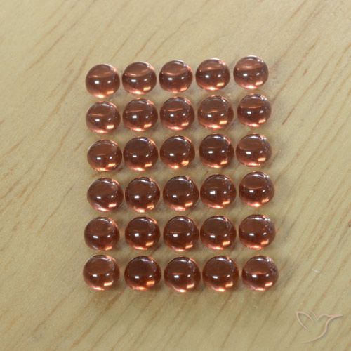 5.95ctw Naturel Rouge foncé Grenat Almandin, Tour, Transparent