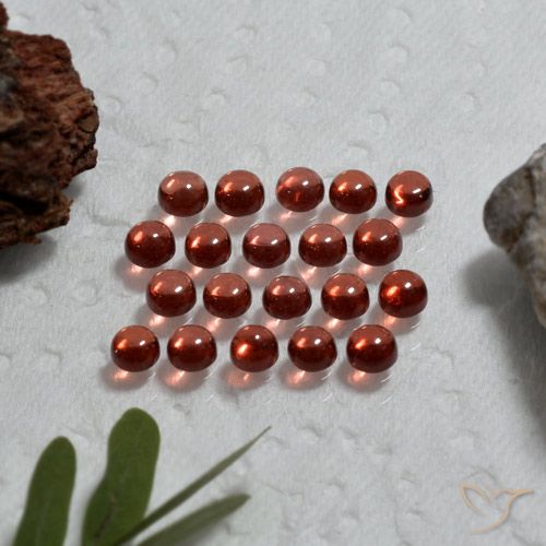 Achetez naturel 3,79ct rose foncé rouge grenat almandin gems, coupe roude, en provenance madagascar chez gemselect. en stock, livraison internationale!