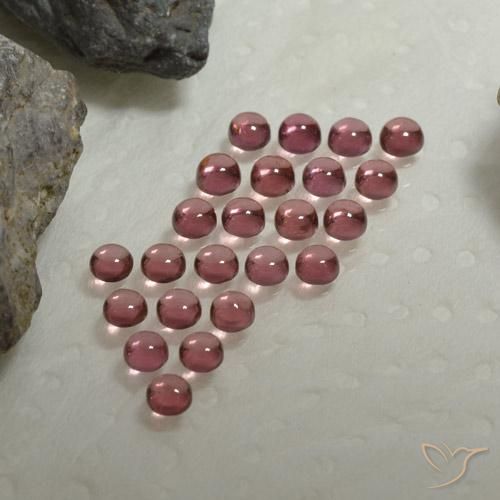 4.20ctw Naturel Rouge moyen Grenat almandin, Tour, Transparent