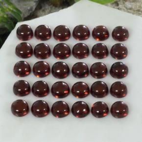 Achetez naturel 5,97ct rouge grenat almandin gems, coupe roude, en provenance madagascar chez gemselect. en stock, livraison internationale!