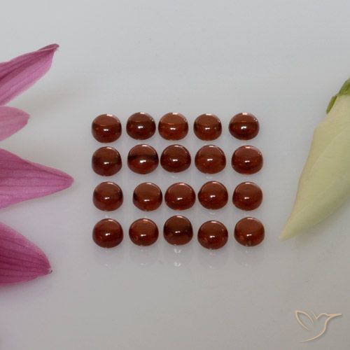 4.10ctw Naturel Rouge foncé Grenat Almandin, Tour, Transparent