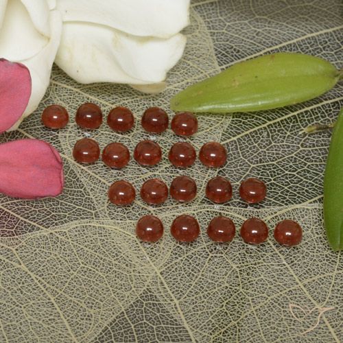 4.17ctw Naturel Rouge moyen Grenat Almandin, Tour, Transparent