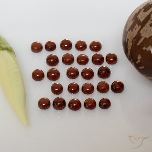 5.22ctw Naturel Rouge moyen Grenat almandin, Tour, Transparent