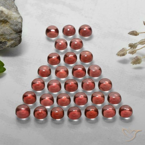 5.63ctw Naturel Rouge foncé Grenat almandin, Tour, Transparent