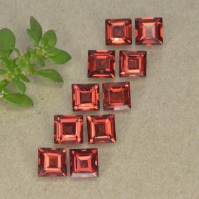 Achetez naturel 4.25ct Rouge Grenat Almandin gems, Carré, En provenance Madagascar chez GemSelect. En stock, livraison internationale!