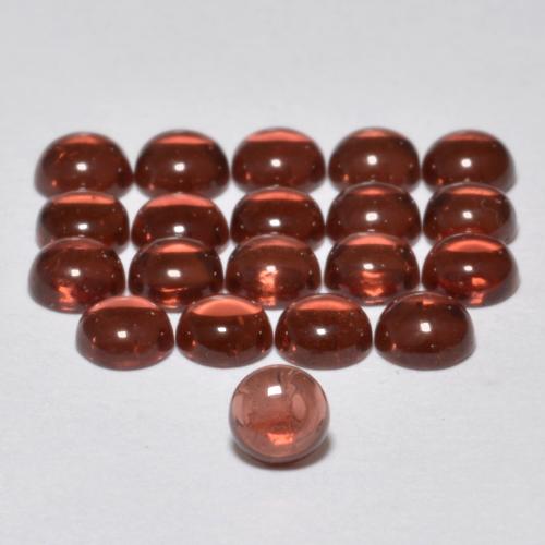 Achetez naturel 3,23ct rouge foncé grenat almandin gems, coupe roude, en provenance madagascar chez gemselect. en stock, livraison internationale!