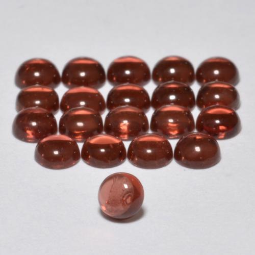 Achetez naturel 3,23ct rouge foncé grenat almandin gems, coupe roude, en provenance madagascar chez gemselect. en stock, livraison internationale!
