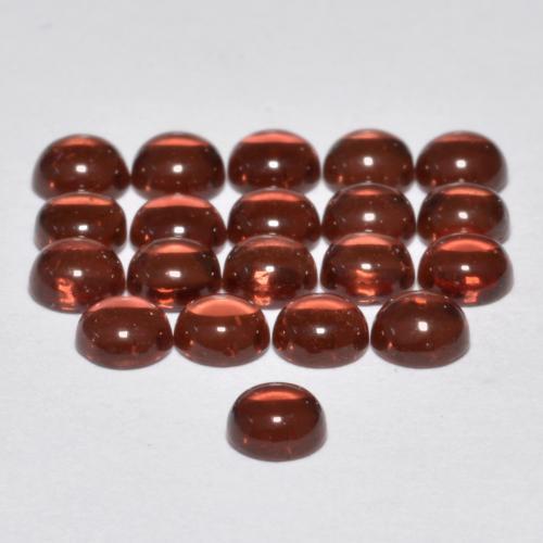Achetez naturel 3,23ct rouge foncé grenat almandin gems, coupe roude, en provenance madagascar chez gemselect. en stock, livraison internationale!