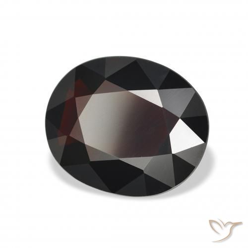 Grenat Almandin Rouge foncé naturelle ovale, 3.57 ct, VVS-VS