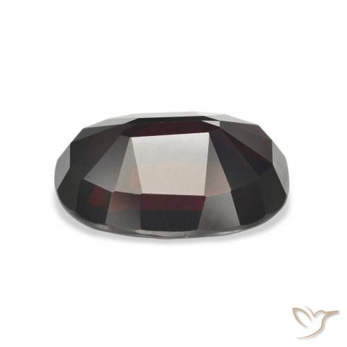 Grenat Almandin Rouge noirâtre naturelle ovale, 10.22 ct, VVS-VS