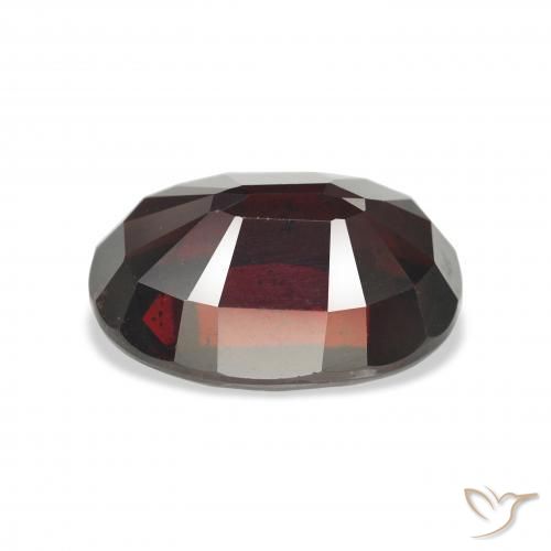 Grenat Almandin Rouge noirâtre naturelle ovale, 10.54 ct, VS